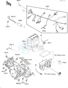 KLF 300 A [BAYOU 300] (A1) [BAYOU 300] drawing CHASSIS ELECTRICAL EQUIPMENT