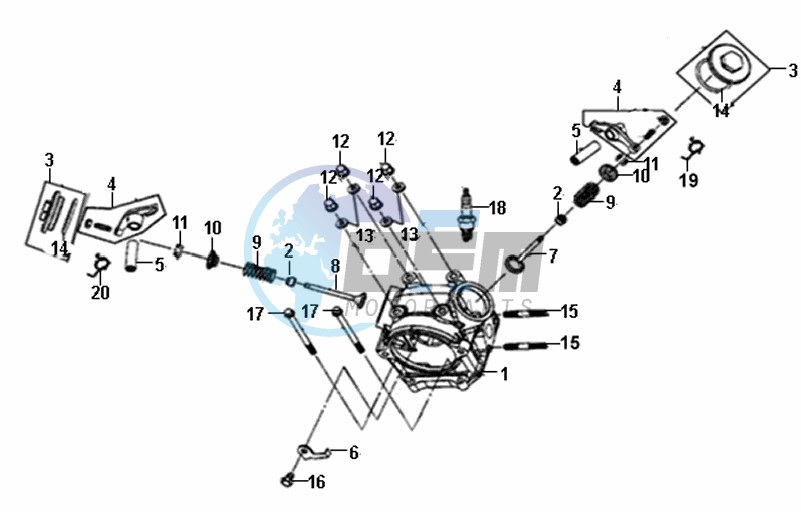 CYLINDER HEAD CPL