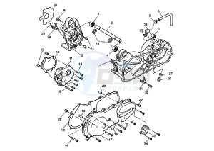 YQ AEROX 100 drawing CRANKCASE