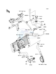 VERSYS KLE650B9F GB XX (EU ME A(FRICA) drawing Water Pipe