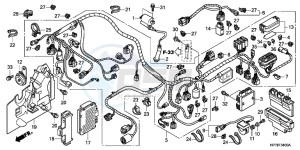 NC750DH NC750D ED drawing RADIATOR