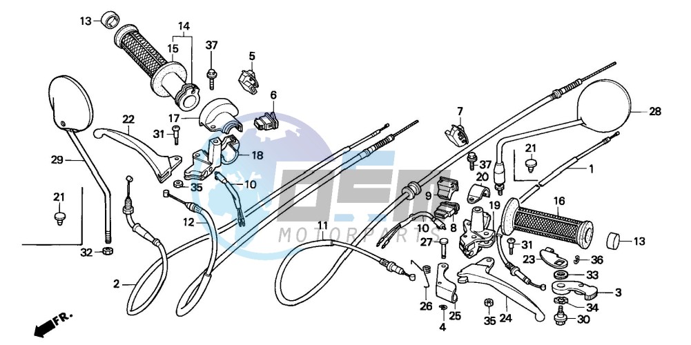 HANDLE LEVER/SWITCH/CABLE