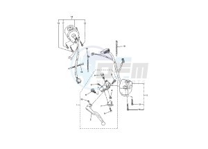 FZ6-S FAZER 600 drawing HANDLE SWITCH- LEVER