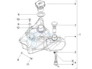 Runner 50 SP drawing Oil tank