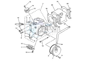 YP MAJESTY DX 250 drawing CYLINDER