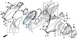 NC700DD INTEGRA E drawing STEP PANEL/ENGINE SIDE COVER