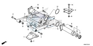 TRX500FE2G TRX500 Europe Direct - (ED) drawing SWINGARM