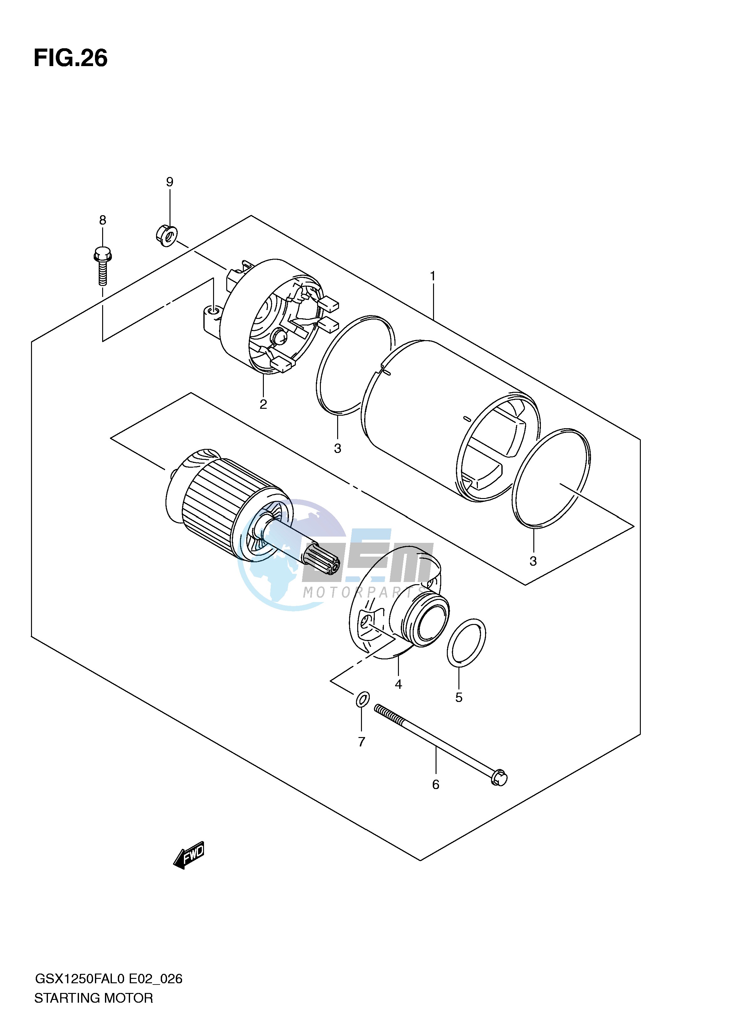 STARTING MOTOR