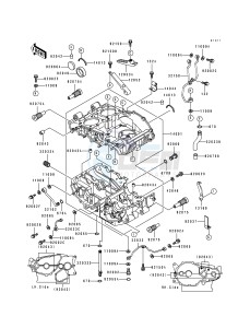 EN 500 A [VULCAN 500] (A6-A7) [VULCAN 500] drawing CRANKCASE