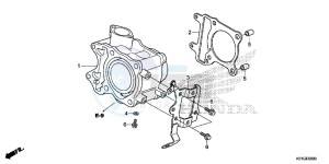 SH125SG SH300A UK - (E) drawing CYLINDER