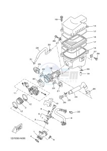 YZF-R125 R125 (5D7K 5D7K 5D7K) drawing INTAKE