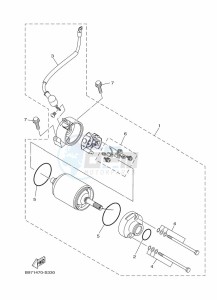 FZN250 (B8H5) drawing STARTING MOTOR