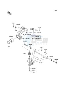 MULE_600 KAF400B8F EU drawing Suspension