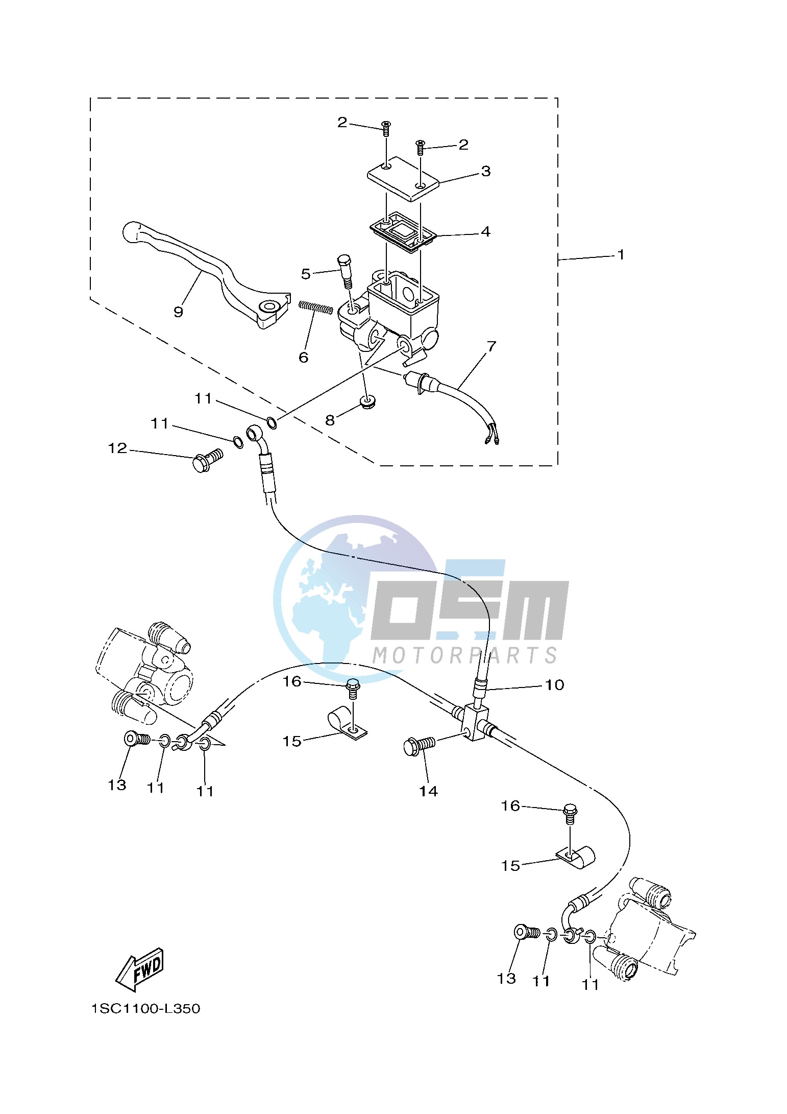 FRONT MASTER CYLINDER