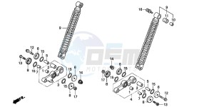 C90CW 70 drawing FRONT CUSHION