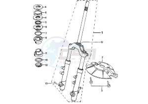 ELYSEO - 100 cc drawing FRONT FORK