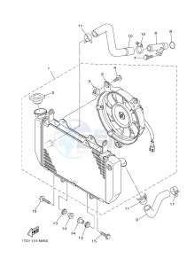 YFZ450R YFZ45YSXJ (BW29) drawing RADIATOR & HOSE