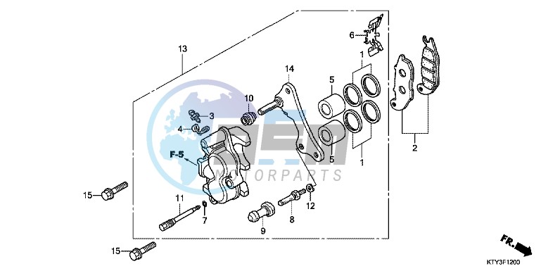 FRONT BRAKE CALIPER