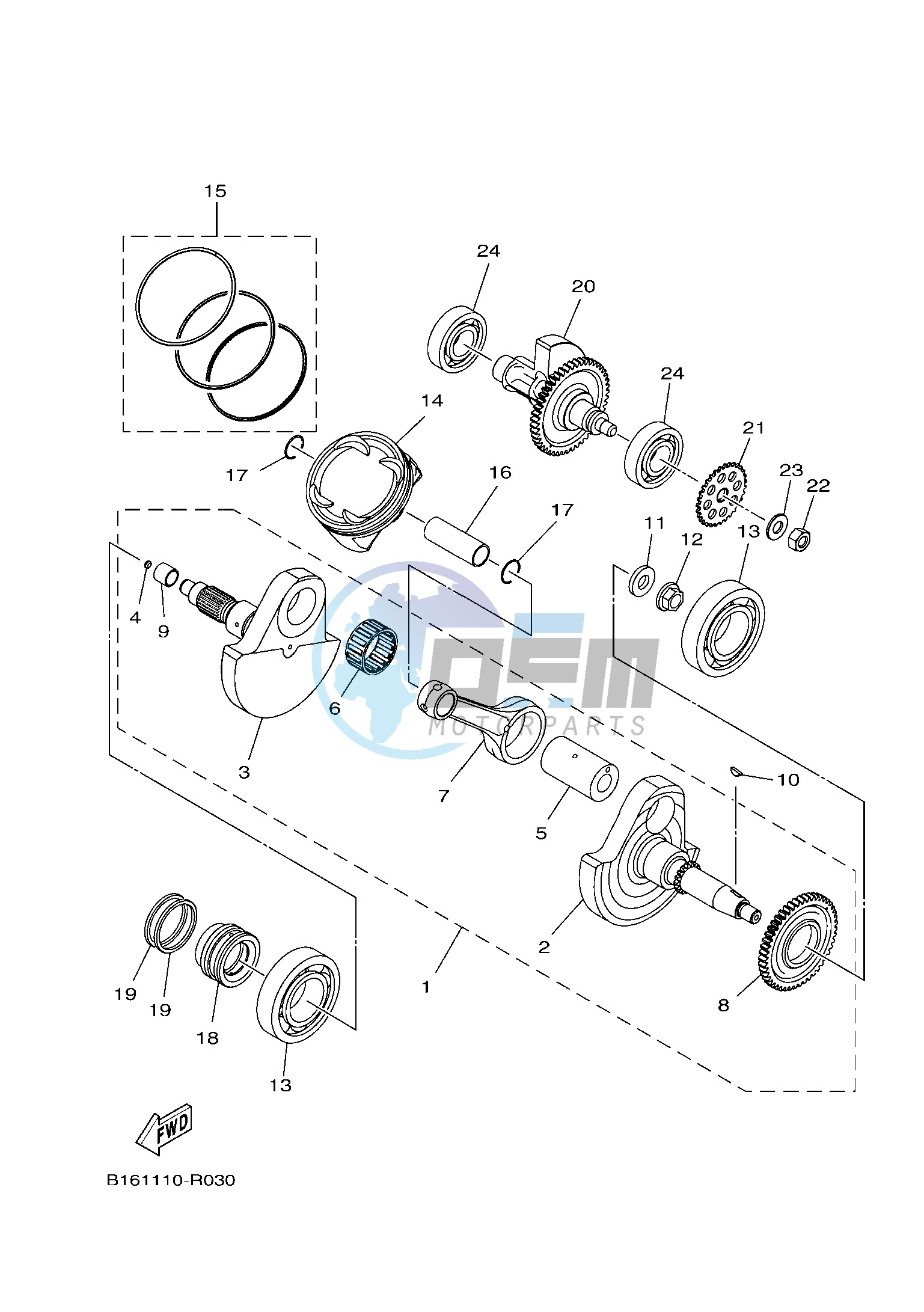 CRANKSHAFT & PISTON