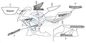 CBR900RR drawing STRIPE/MARK (1)