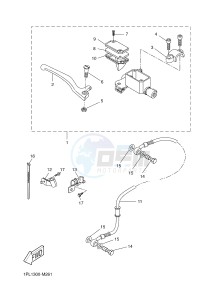 NS50N NITRO NAKED (1PL2) drawing FRONT MASTER CYLINDER