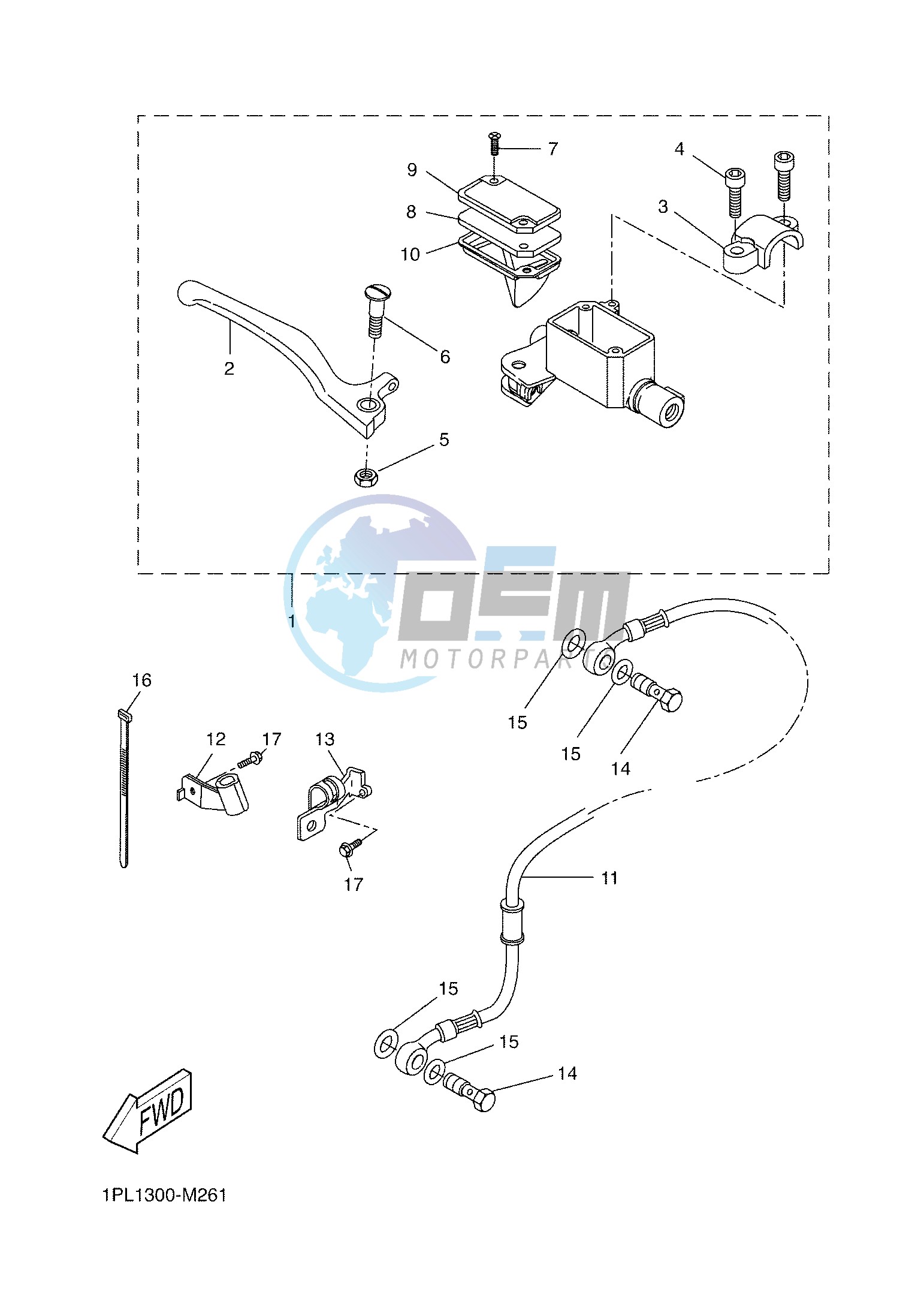 FRONT MASTER CYLINDER