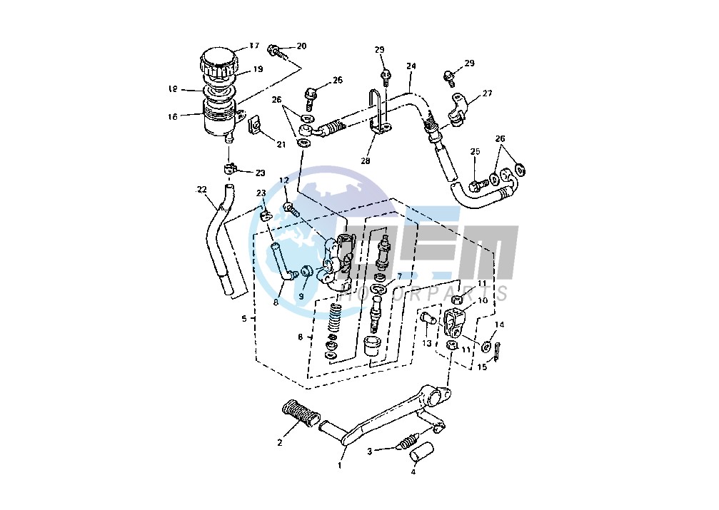 REAR MASTER CYLINDER