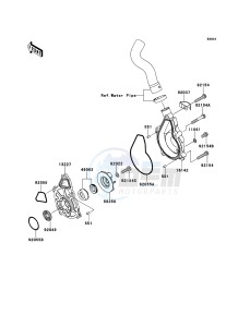 VERSYS KLE650CDF XX (EU ME A(FRICA) drawing Water Pump