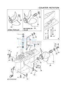 FL250DETU drawing PROPELLER-HOUSING-AND-TRANSMISSION-4