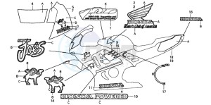 CBR600F3 drawing STRIPE (CBR600SET)