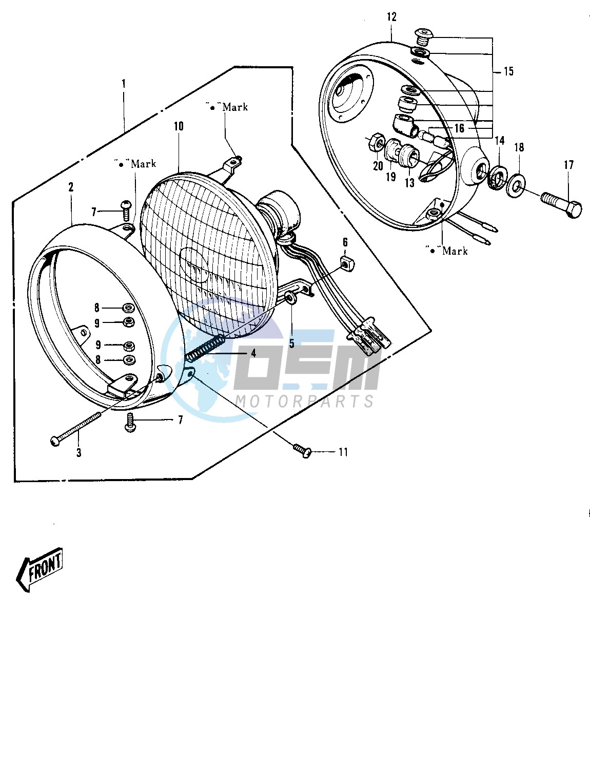 HEADLIGHT -- H2-A- -