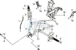 JOYRIDE 125 drawing HANDLEBAR / COWLING