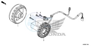 TRX500FA5G TRX500FA Europe Direct - (ED) drawing GENERATOR