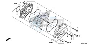 NC750XAG NC750X Europe Direct - (ED) drawing WATER PUMP