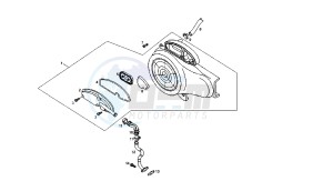 BOULEVARD - 50 CC 4T EU2 25 KM/H drawing SECONDARY AIR SYSTEM