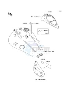 VN1600 CLASSIC VN1600A6F GB XX (EU ME A(FRICA) drawing Labels