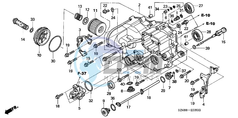 FRONT CRANKCASE COVER