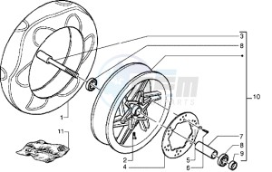 DNA 180 drawing Front wheel