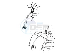 XV VIRAGO 750 drawing HANDLE SWITCH -LEVER