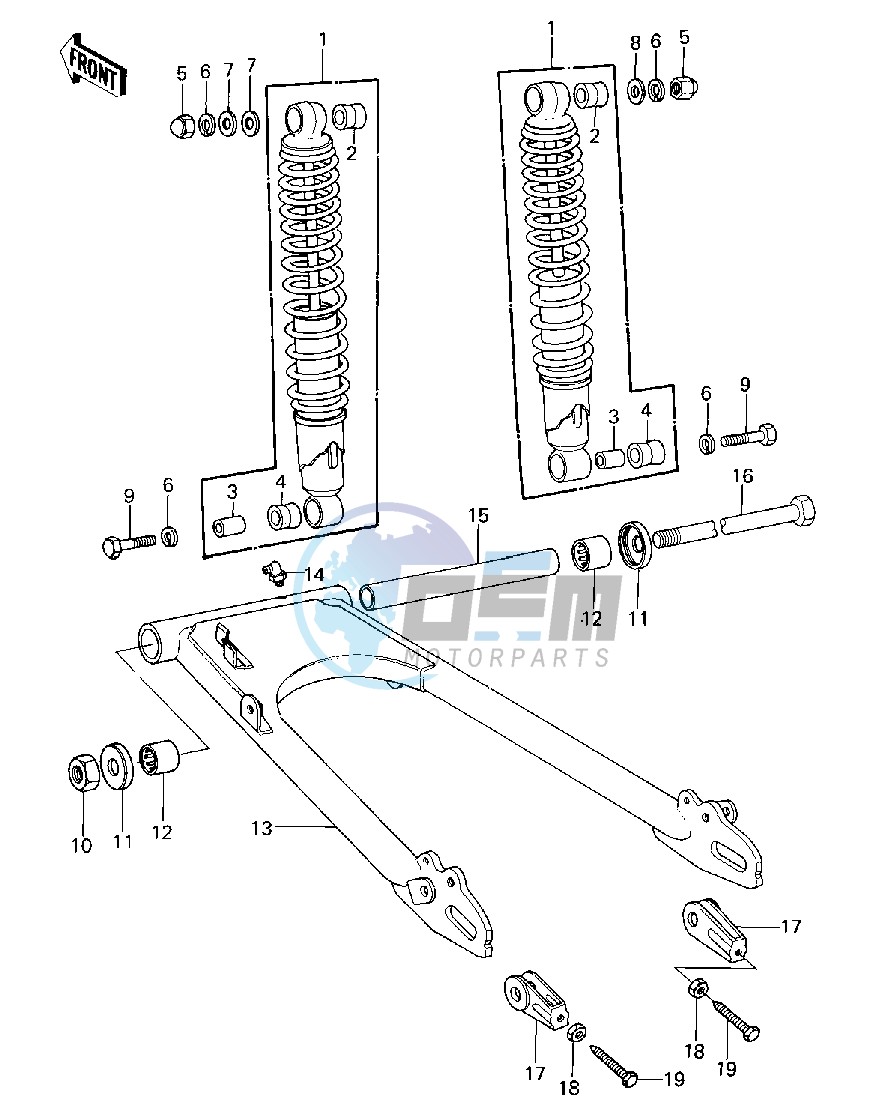 SWING ARM_SHOCK ABSORBERS -- 80 B1- -