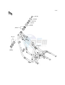 EN 500 C [VULCAN 500 LTD] (C1-C5) [VULCAN 500 LTD] drawing FRAME