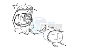 BOULEVARD - 125 CC 4T EU3 drawing FRONT GLOVE COMPARTIMENT