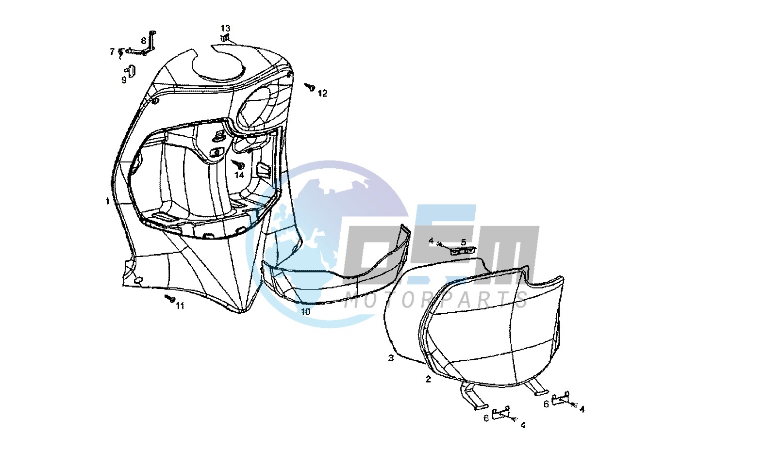 FRONT GLOVE COMPARTIMENT