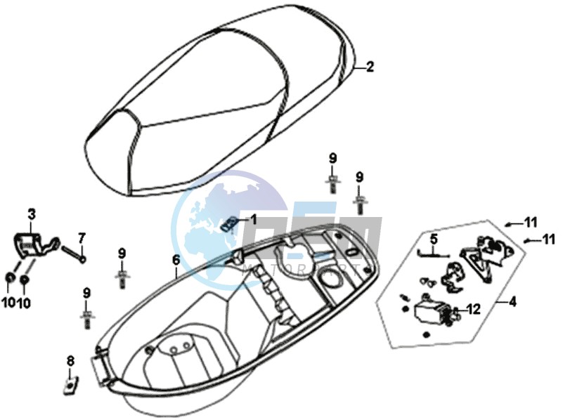 BUDDYSEAT - REAR LUGGAGE FRAME