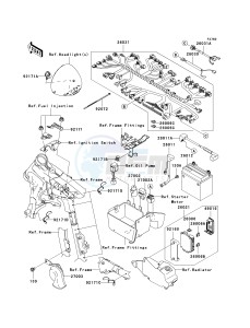 VN 1600 D [VULCAN 1600 NOMAD] (D1) D1 drawing CHASSIS ELECTRICAL EQUIPMENT