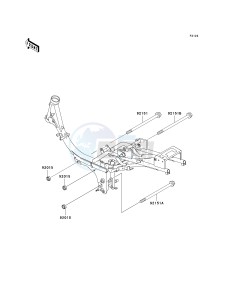 AN 110 C (C6-C7) drawing ENGINE MOUNT