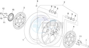 RSV4 1000 Racing Factory L.E. USA-CND (NAFTA) drawing Front wheel