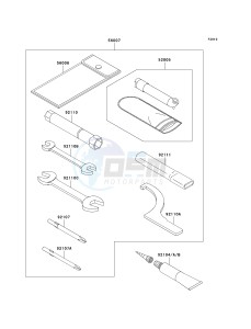 KSF 450 B [KFX450R MONSTER ENERGY] (B8F-B9FB) B9FB drawing OWNERS TOOLS