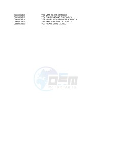 DL650 (E2) V-Strom drawing * COLOR CHART *