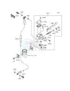 KLX125 KLX125CFF XX (EU ME A(FRICA) drawing Front Master Cylinder